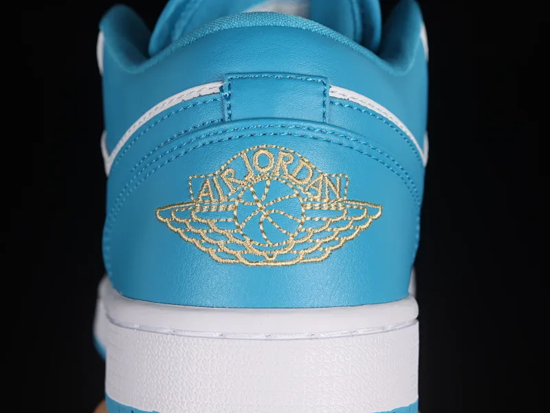 All categories Air Jordan Jordan series basketball shoes Air Jordan 1 Low Z version Air Jordan 1 Low "Aquatone" Joe 1 blue and white low-top cultural and casual sneakers 553560-174